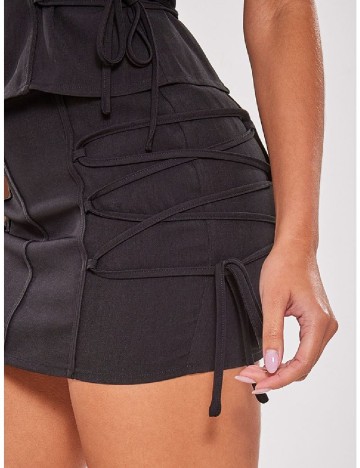 Fusta PRETTYLITTLETHING, negru
