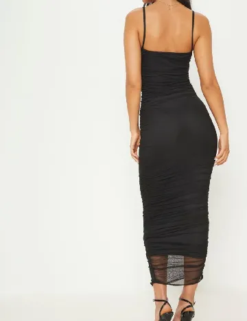 Rochie medie PRETTYLITTLETHING, negru