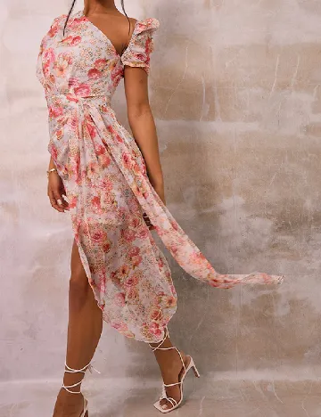 Rochie scurta PRETTYLITTLETHING, floral print