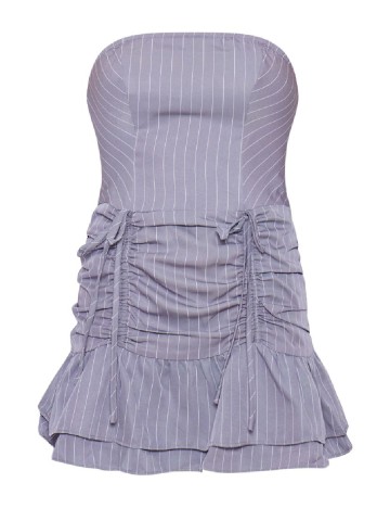 Rochie scurta PRETTYLITTLETHING, gri