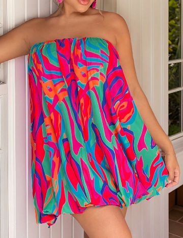 Rochie scurta SHEIN, mix culori