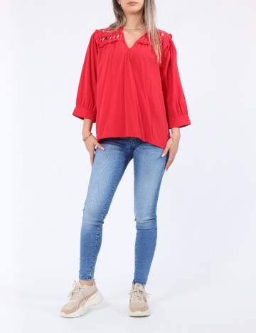 Bluza Vero Moda, rosu