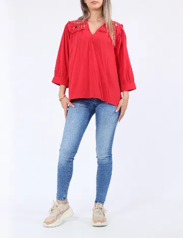 Bluza Vero Moda, rosu