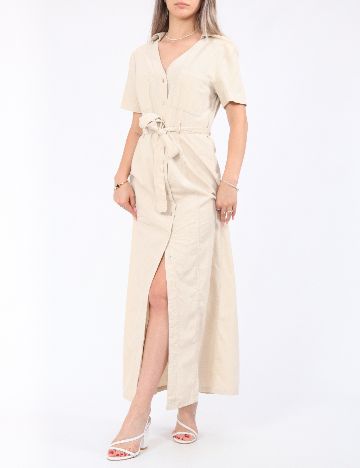 Rochie lunga Only, bej