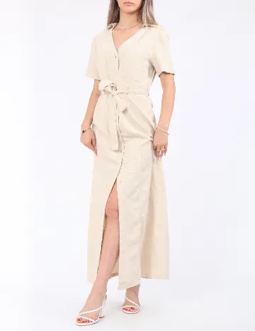 Rochie lunga Only, bej