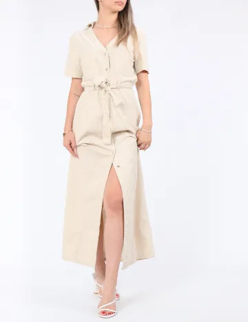 Rochie lunga Only, bej