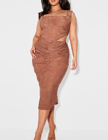 Top PRETTYLITTLETHING Plus Size, maro