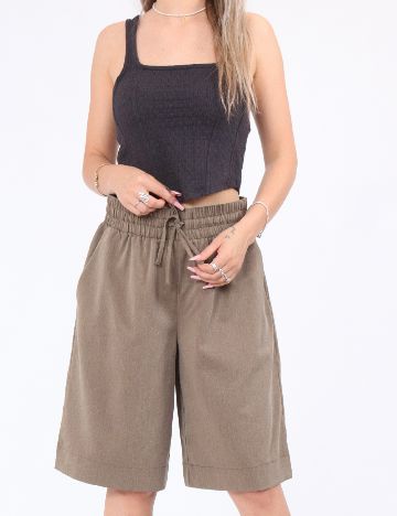 Pantaloni scurti Noisy May, maro