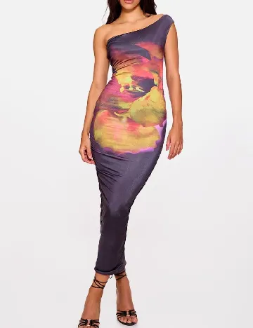 Rochie lunga PRETTYLITTLETHING, negru