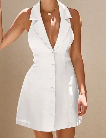 Rochie scurta SHEIN, alb