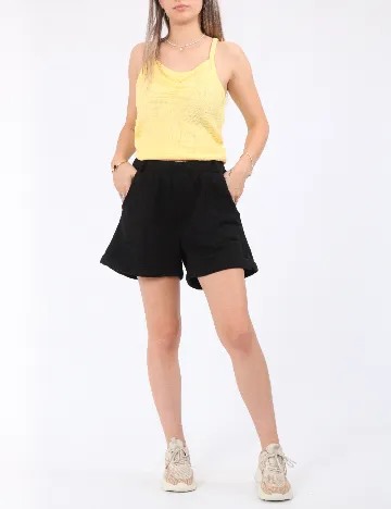 Pantaloni scurti Only, negru