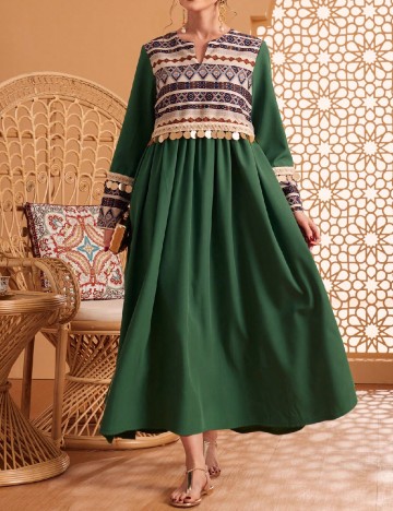 Rochie medie SHEIN, verde