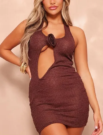 Rochie de plaja PRETTYLITTLETHING, maro