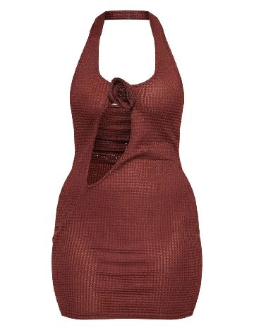 Rochie de plaja PRETTYLITTLETHING, maro