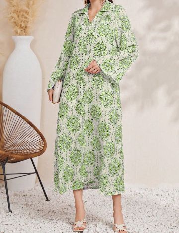 Rochie medie SHEIN, verde
