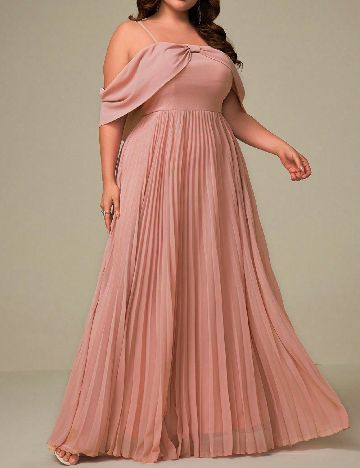 Rochie lunga UNITHORSE Plus Size, roz
