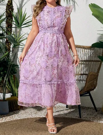 Rochie medie SHEIN CURVE, mov