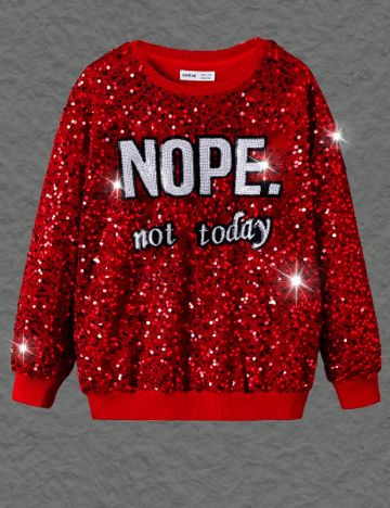 Bluza Shein Kids, rosu