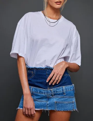 Fusta PRETTYLITTLETHING, albastru Albastru