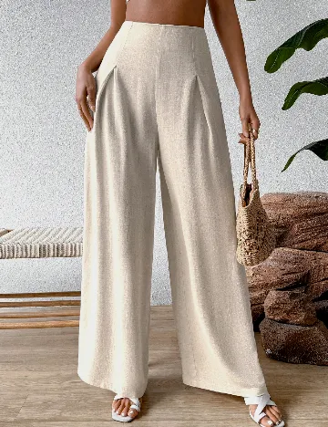 Pantaloni SHEIN, crem