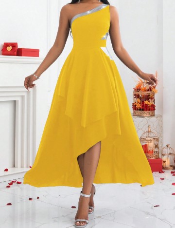 Rochie medie SHEIN, galben