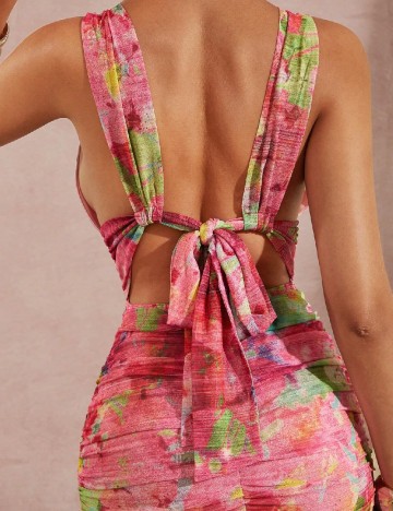 Rochie scurta SHEIN, roz