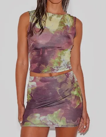 Top PRETTYLITTLETHING, mix culori Mix culori