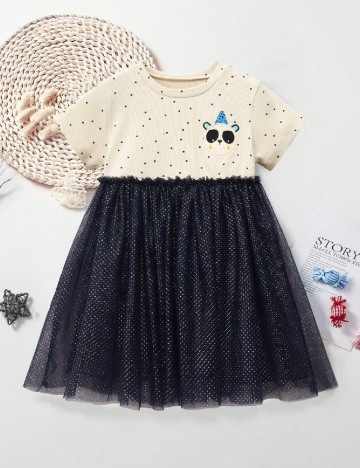 Rochie Shein Kids, bleumarin inchis