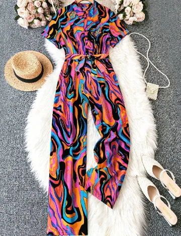 Salopeta SHEIN CURVE, mix culori