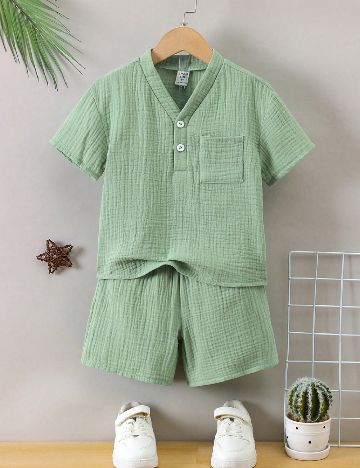 Compleu Shein Kids, verde