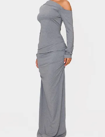 Rochie lunga PRETTYLITTLETHING, gri