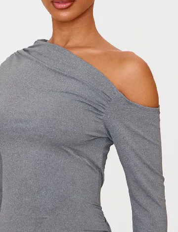 Rochie lunga PRETTYLITTLETHING, gri