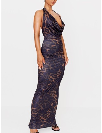 Rochie lunga PRETTYLITTLETHING, bleumarin