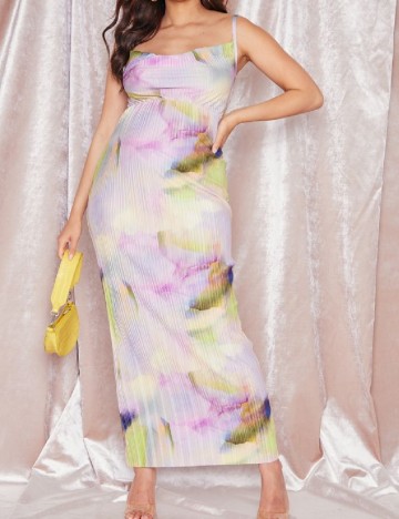 Rochie lunga PRETTYLITTLETHING Maternity, mix culori