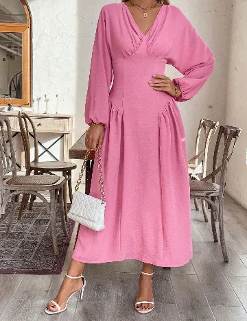 Rochie lunga SHEIN, roz Roz