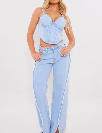 Top PRETTYLITTLETHING, albastru