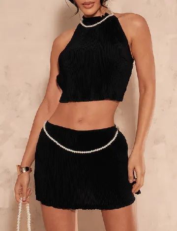 Fusta PRETTYLITTLETHING, negru