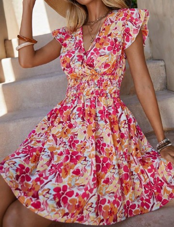 Rochie scurta SHEIN, floral