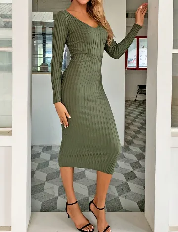 Rochie medie SHEIN, verde