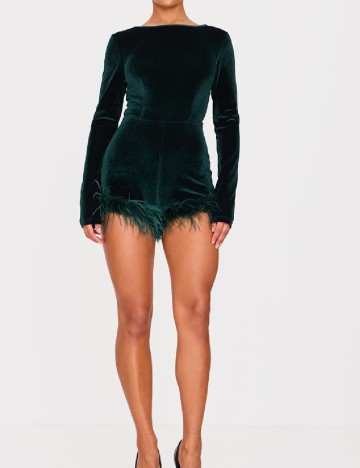 Salopeta PRETTYLITTLETHING, verde