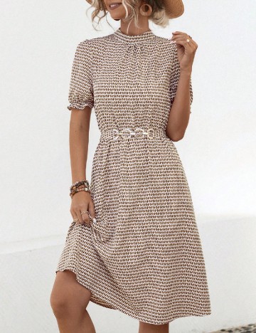 Rochie medie SHEIN, maro