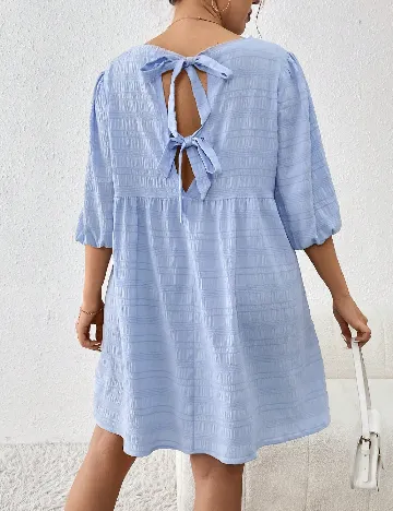 Rochie scurta SHEIN CURVE, albastru