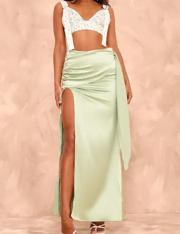 Fusta PRETTYLITTLETHING, verde Verde