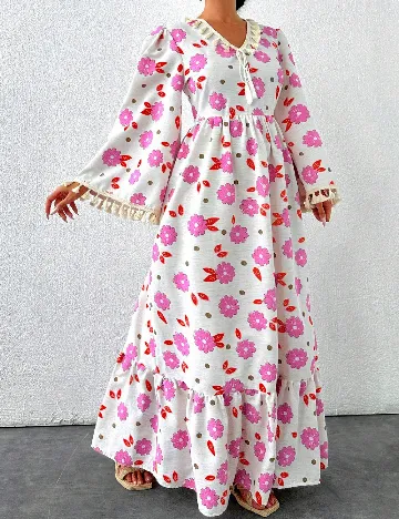 Rochie lunga SHEIN, floral print Floral print