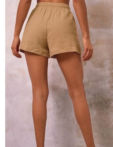 Pantaloni scurti PRETTYLITTLETHING, maro