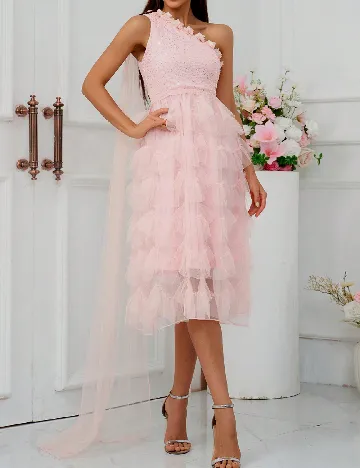 Rochie medie SHEIN, roz