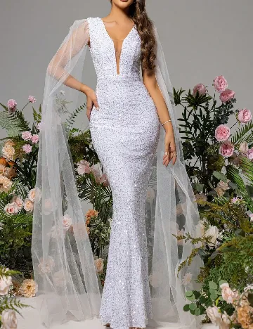 Rochie lunga Love&Lemonade, alb