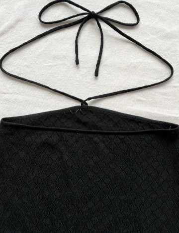 Fusta de plaja SHEIN, negru