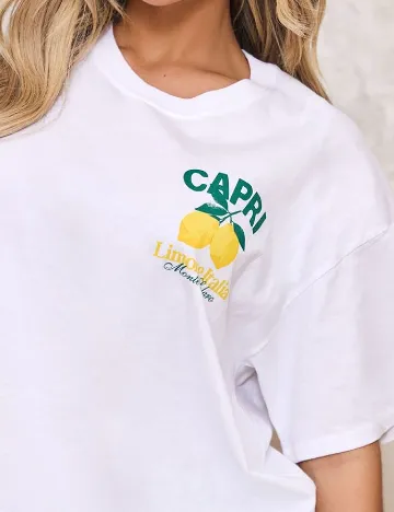 Tricou PRETTYLITTLETHING, alb
