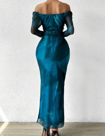 Rochie lunga SHEIN, albastru